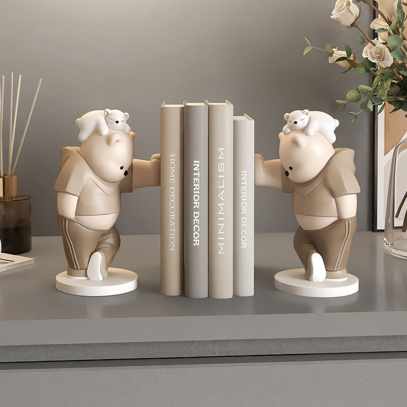 CharmingBear – Playful Resin Bookends for Decoration