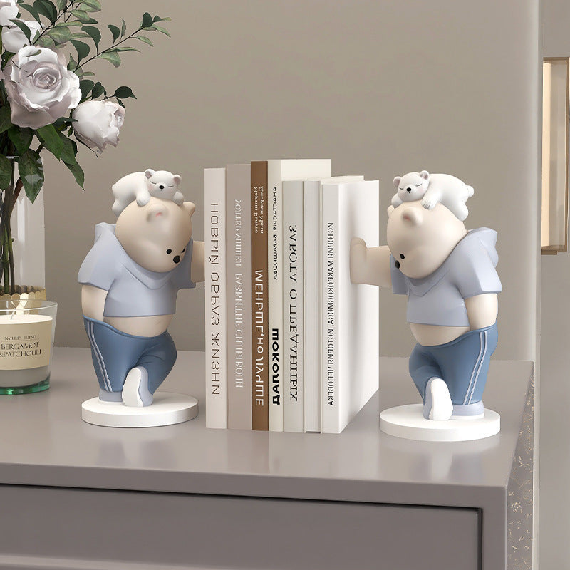 CharmingBear – Playful Resin Bookends for Decoration