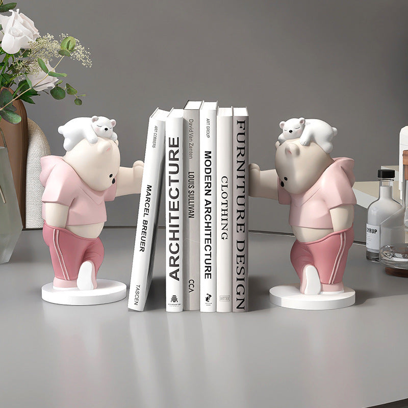 CharmingBear – Playful Resin Bookends for Decoration