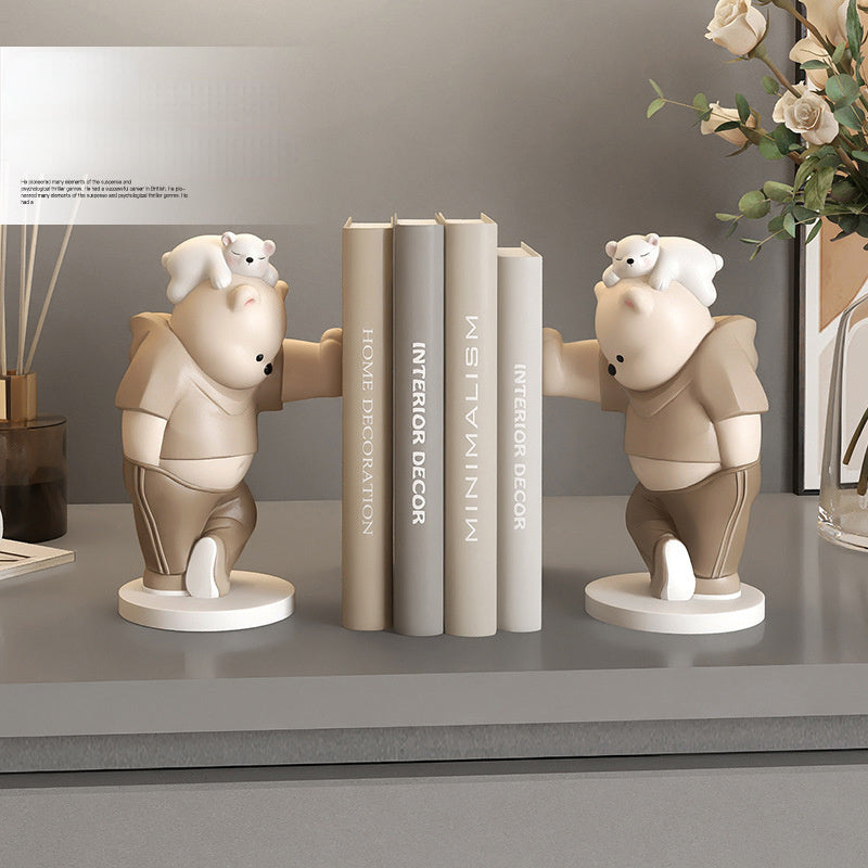 CharmingBear – Playful Resin Bookends for Decoration