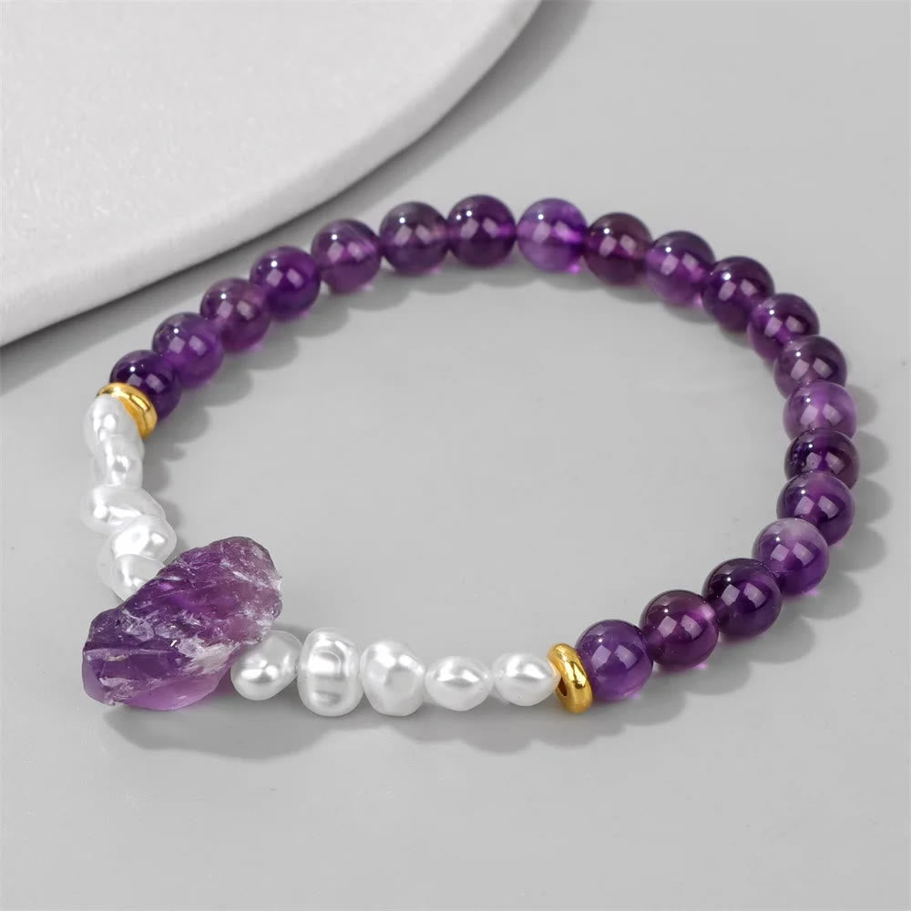 Eline's Captivating Natural Crystal Bracelet