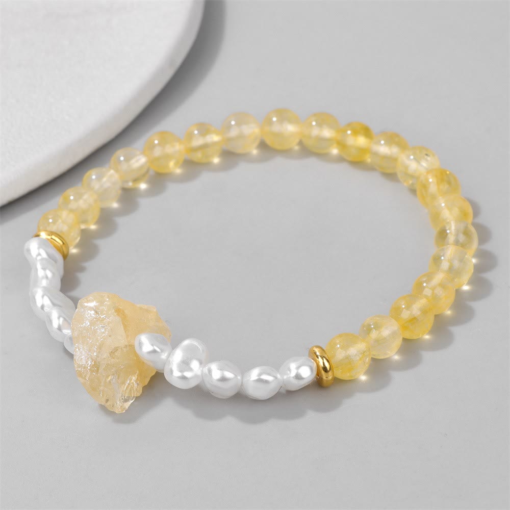 Eline's Captivating Natural Crystal Bracelet