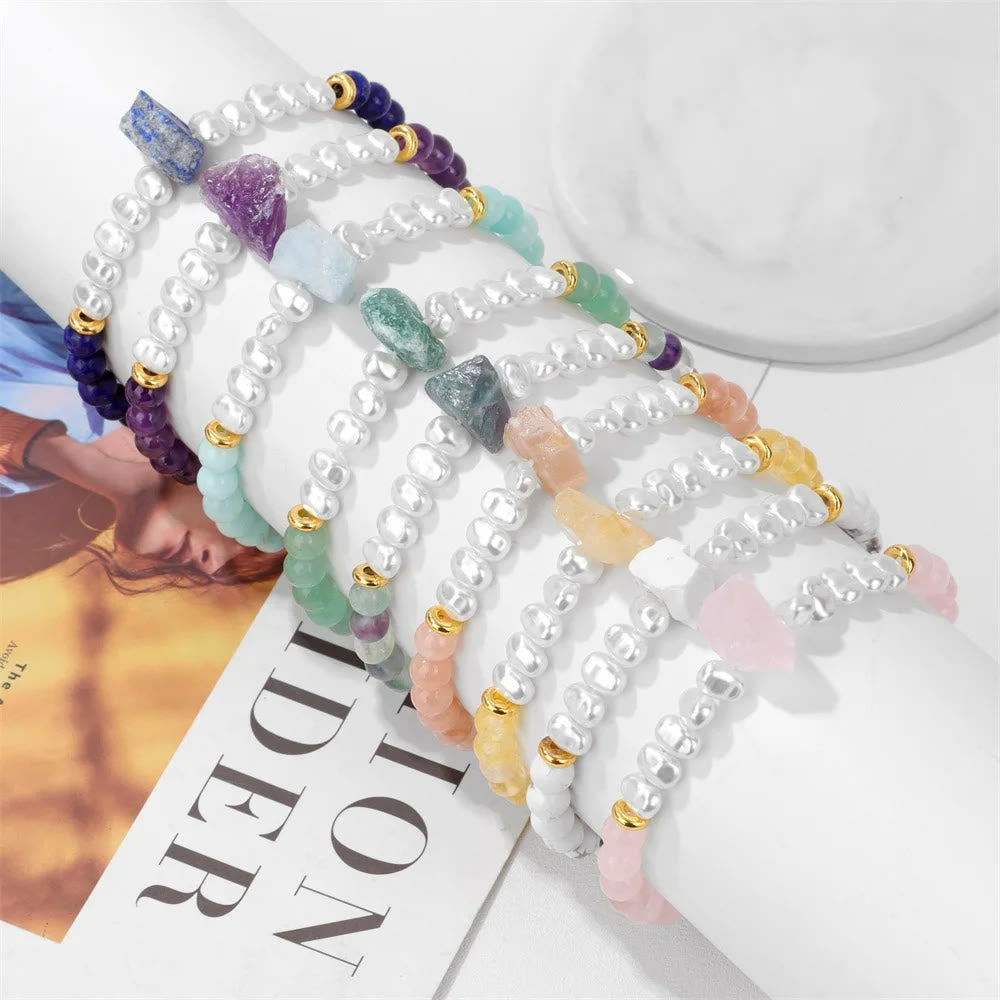 Eline's Captivating Natural Crystal Bracelet