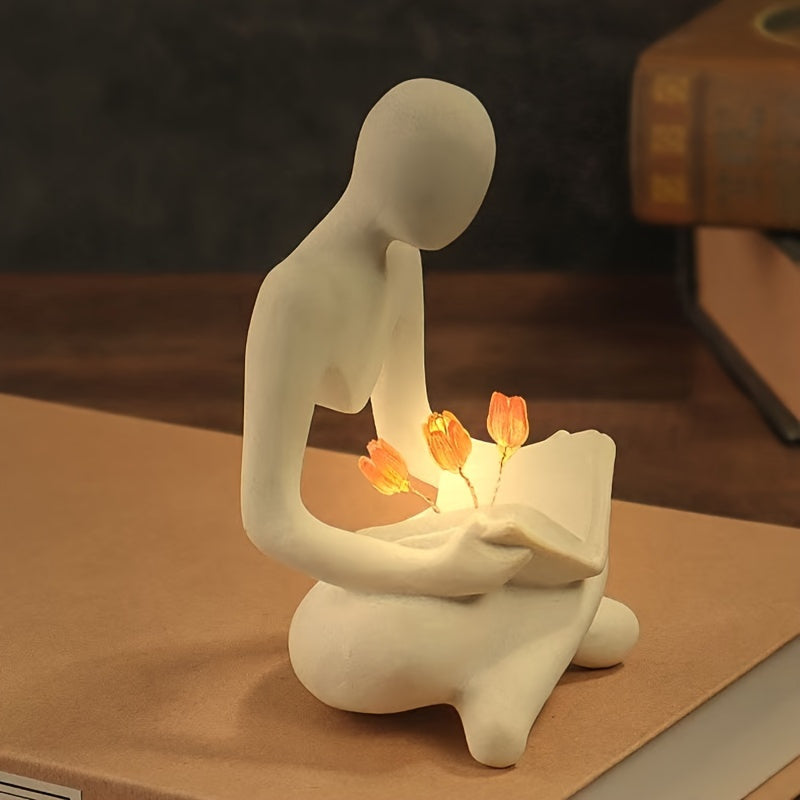 ArtTulip – Modern Abstract Night Light in Resin