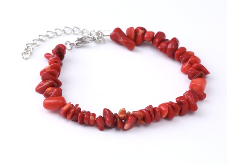 Elegant Red Coral Bracelet | Perfect for every day