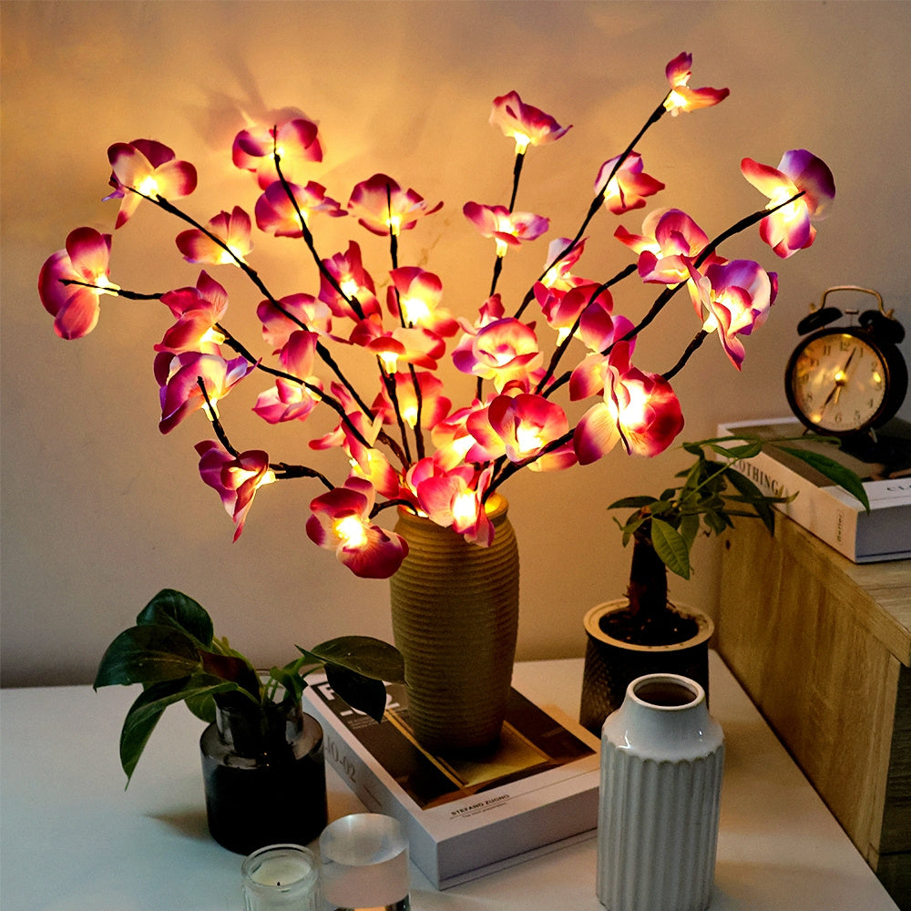 OrchidGlow – Luxury Phalaenopsis Orchid with LED lighting