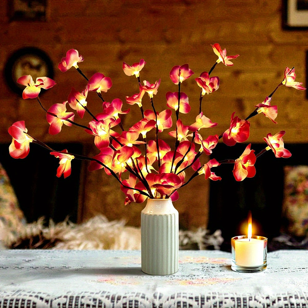 OrchidGlow – Luksus Phalaenopsis Orchid med LED-belysning
