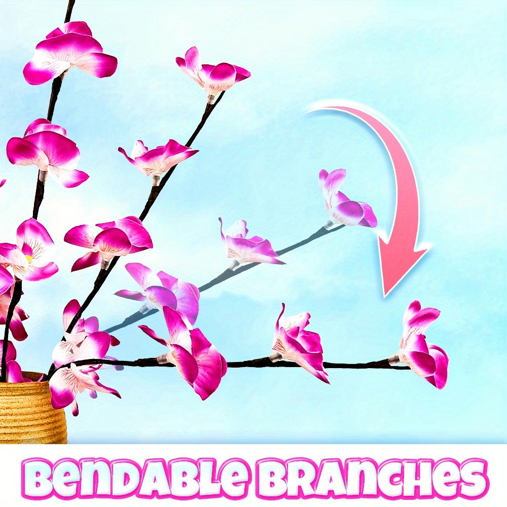 OrchidGlow – Luksus Phalaenopsis Orchid med LED-belysning
