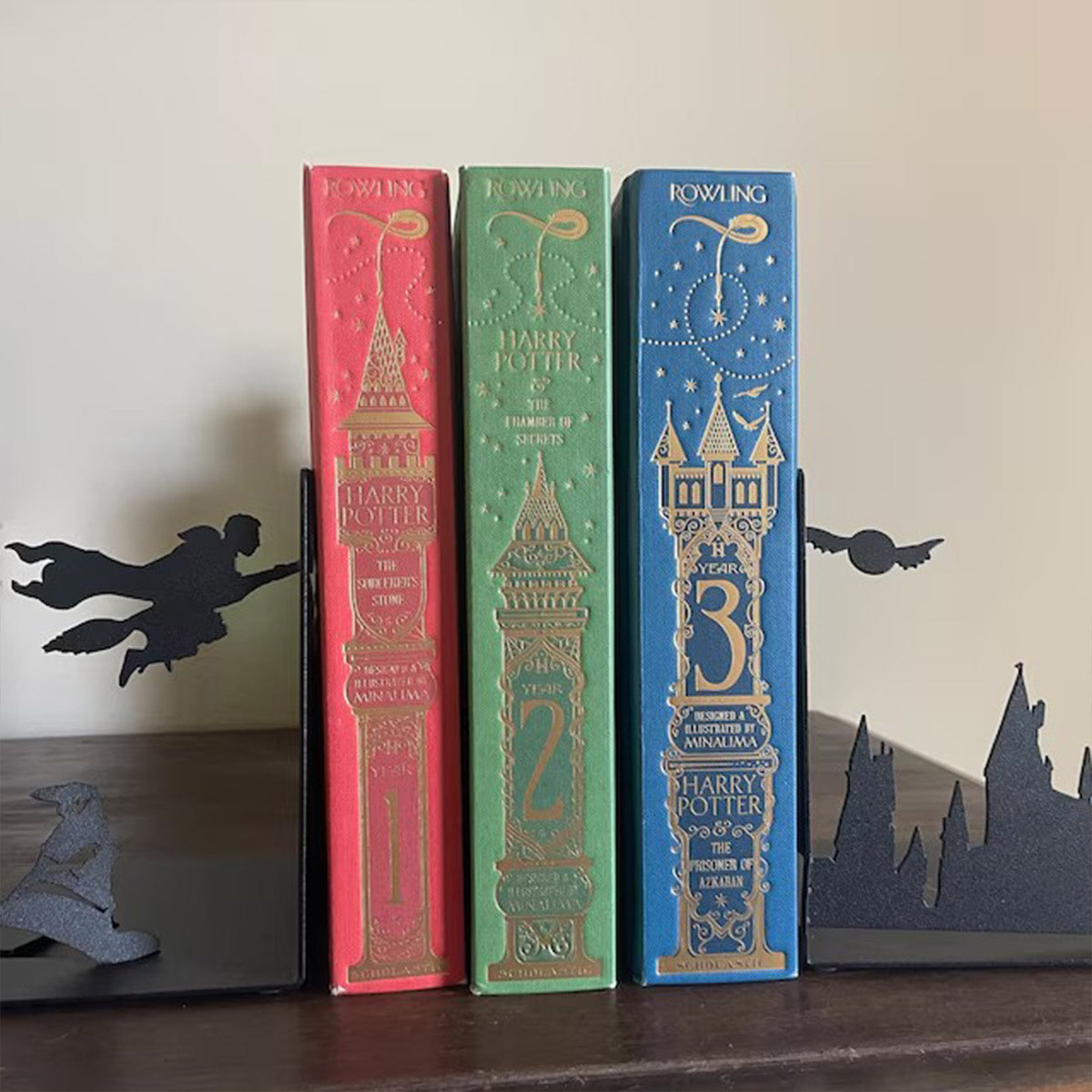 ElegantMetal - Modern Bookends for All Spaces