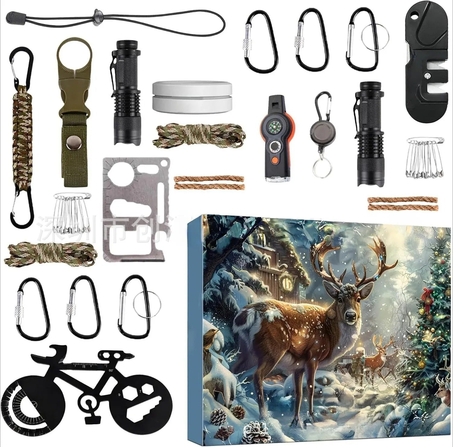 SurvivalPro Advent Calendar 2025 - Essential Outdoor Equipment for Adventurers