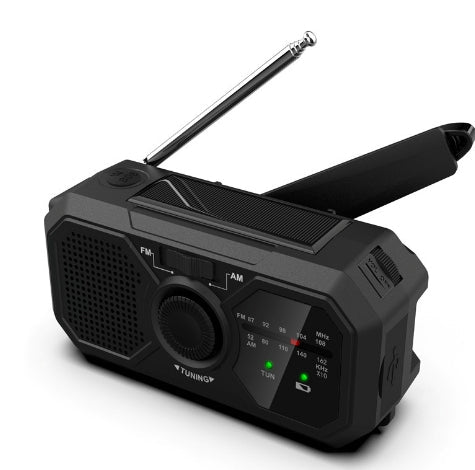 SurvivalWave - Portable Emergency Radio with Charging Function