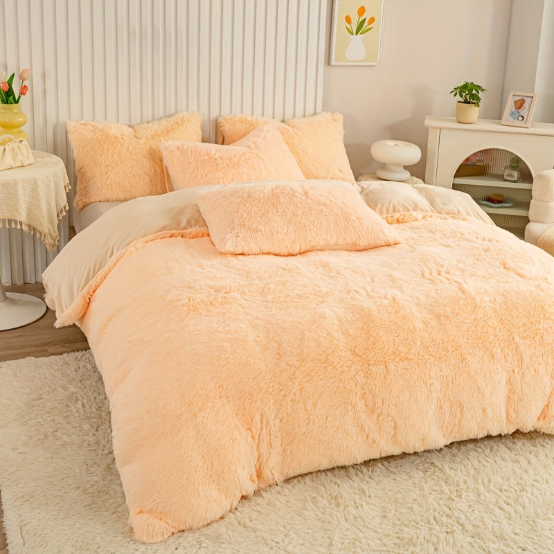 Ultra Plush Plush Bedding Set with Zipper - Luxury &amp; Comfort