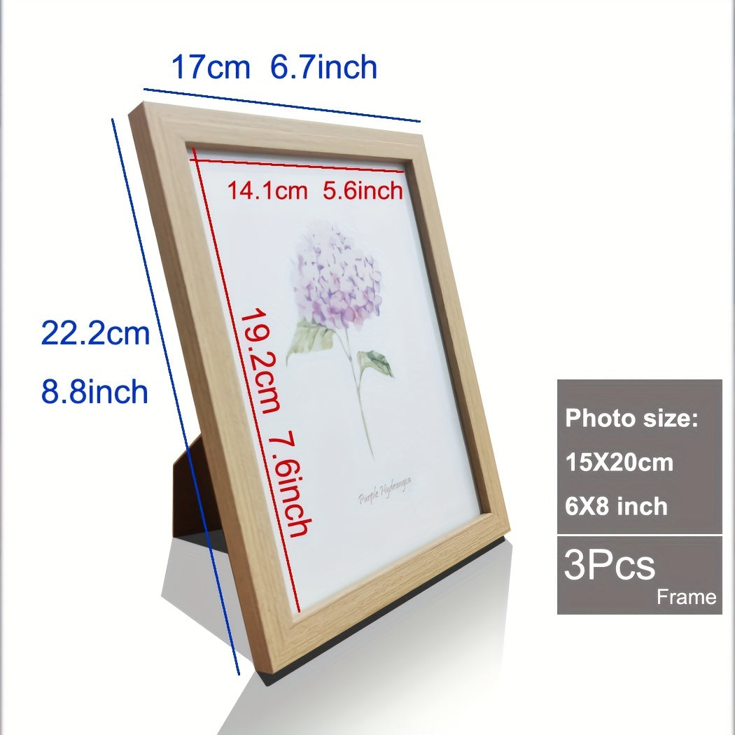 Timeless Memories - Set of 3 Wooden Frames