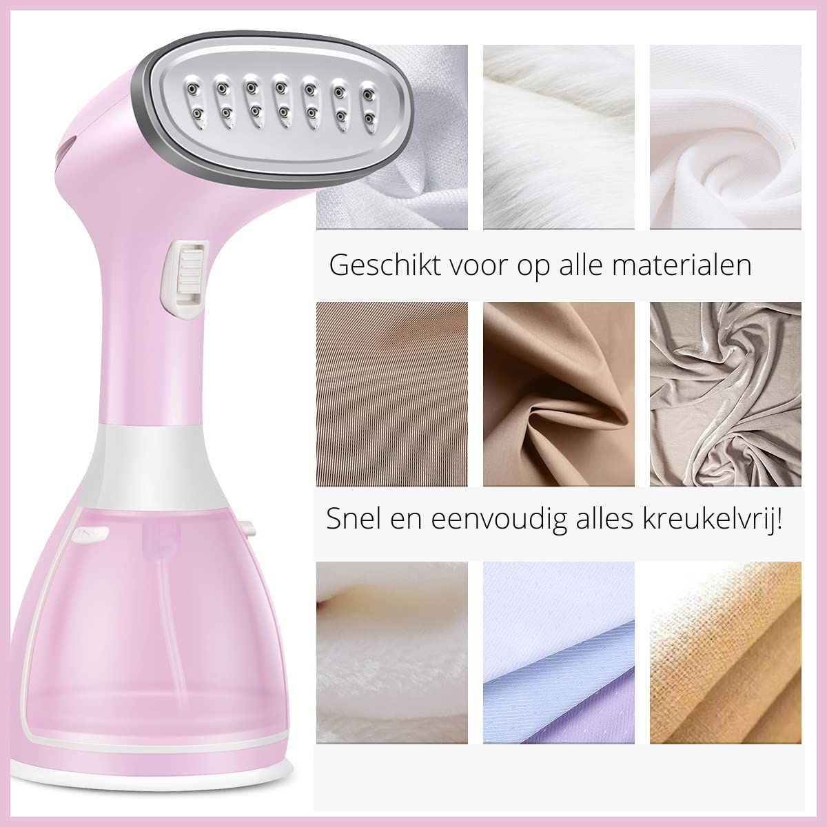 SteamEase - Compact Portable Wrinkle-Free Clothes Steamer