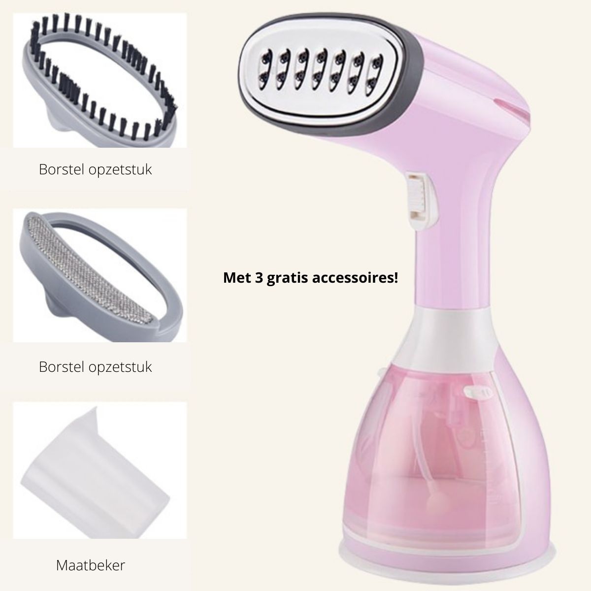 SteamEase - Compact Portable Wrinkle-Free Clothes Steamer
