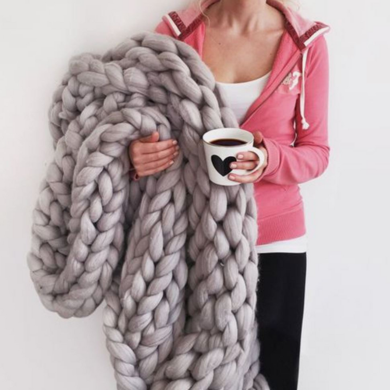 WinterVibe DIY Pläd - Unik och Bekväm för Vintern