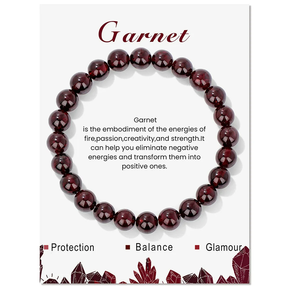 Aria: Natural Crystals Bracelet for Healing Energy