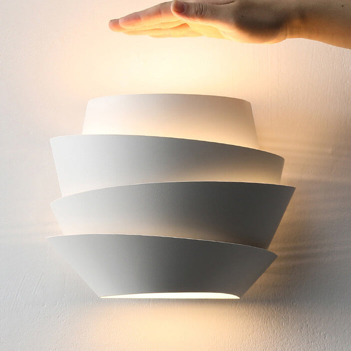 ShineLux - Modern Wall Lamp with Double Light Points in Iron