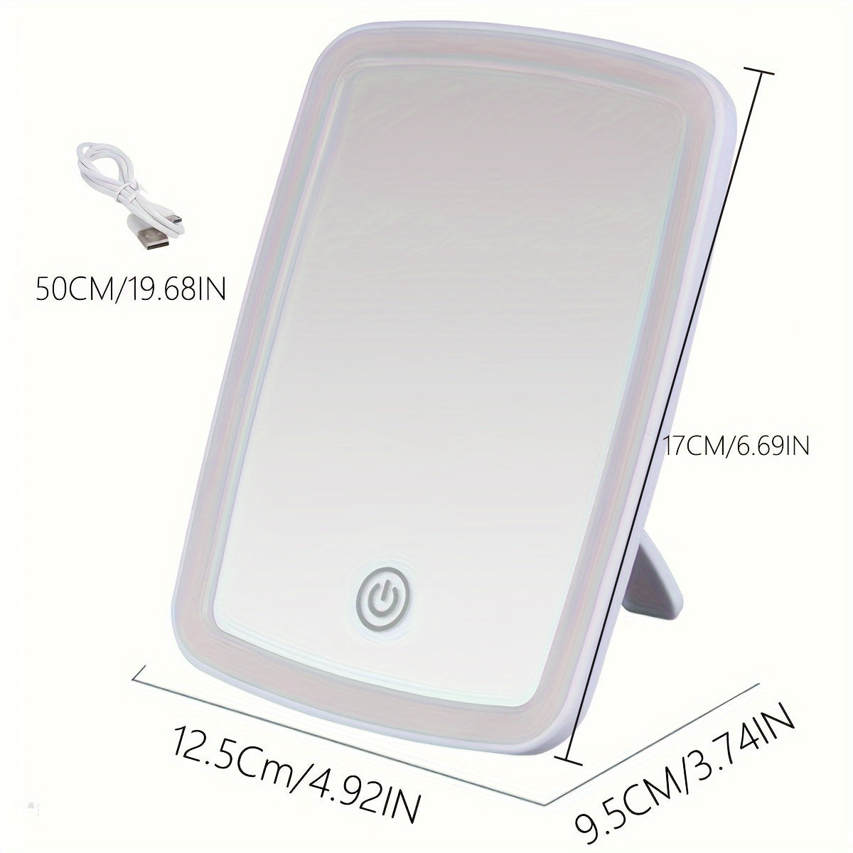 BloomMirror - Elegant LED Makeup Mirror USB Rechargeable