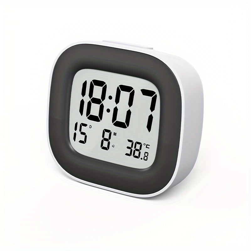 TimeView Clock - Stylish Mini Alarm Clock with Temperature