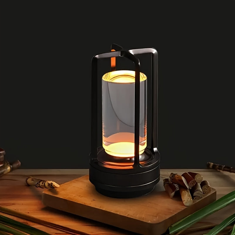 LumiCrystal - Rechargeable LED Crystal Table Lamp