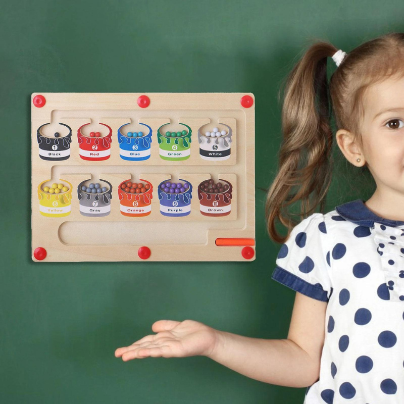 ColorMaze - Creative Magnetic Color and Number Maze