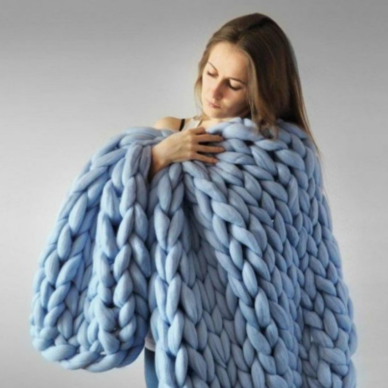 WinterVibe DIY Pläd - Unik och Bekväm för Vintern