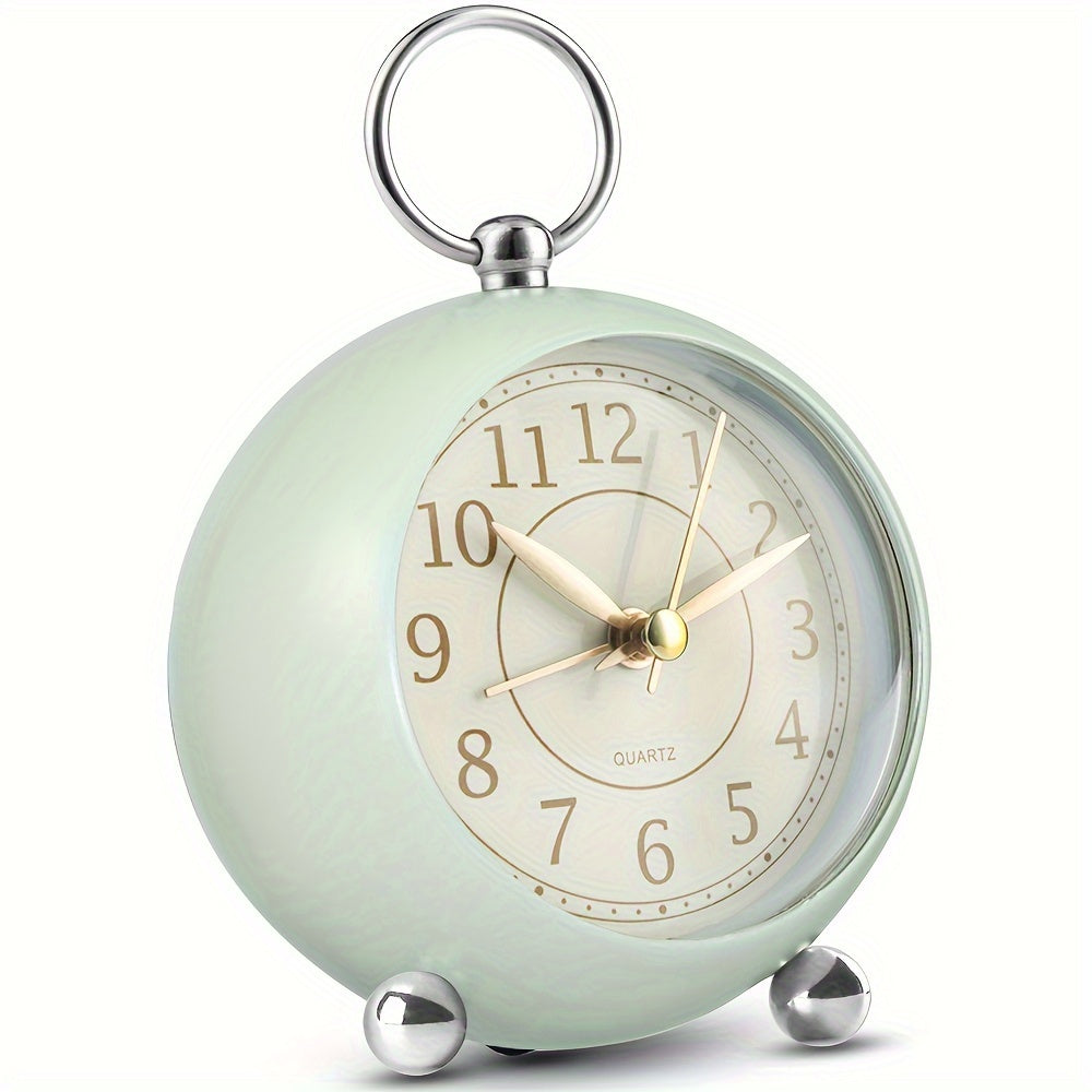 RetroTime Clock - Stylish Silent Alarm Clock with Night Light