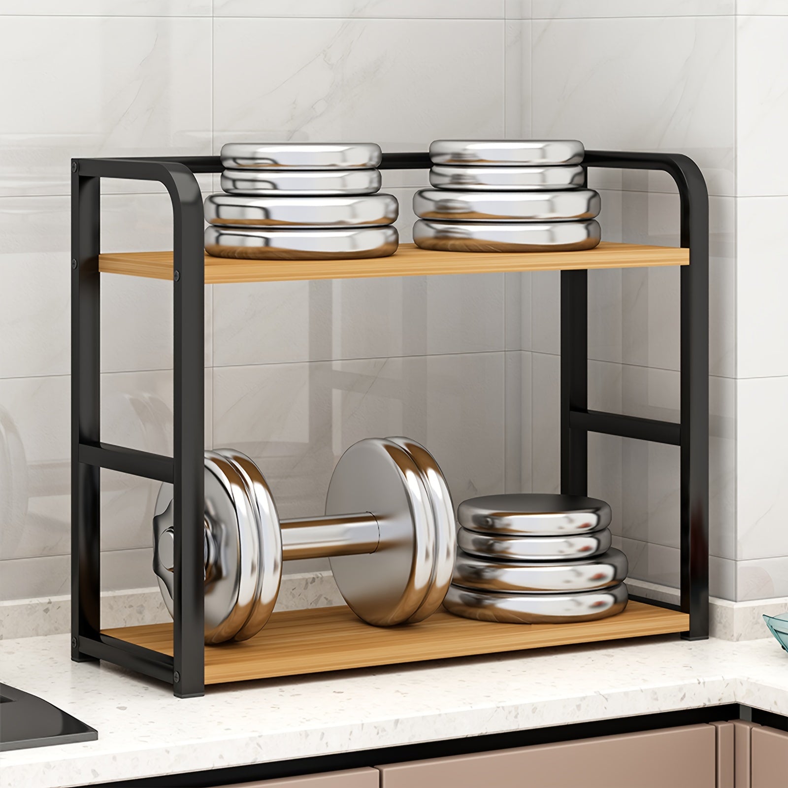 Spicify Storage Shelf - Stylish Stainless Steel Storage Shelf for Organization