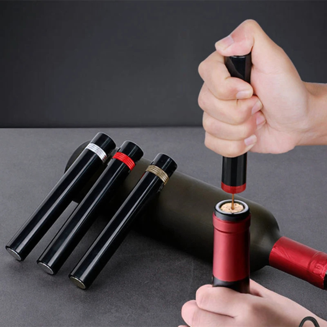 CorkMaster – Luxury Pneumatic Corkscrew for Easy Use