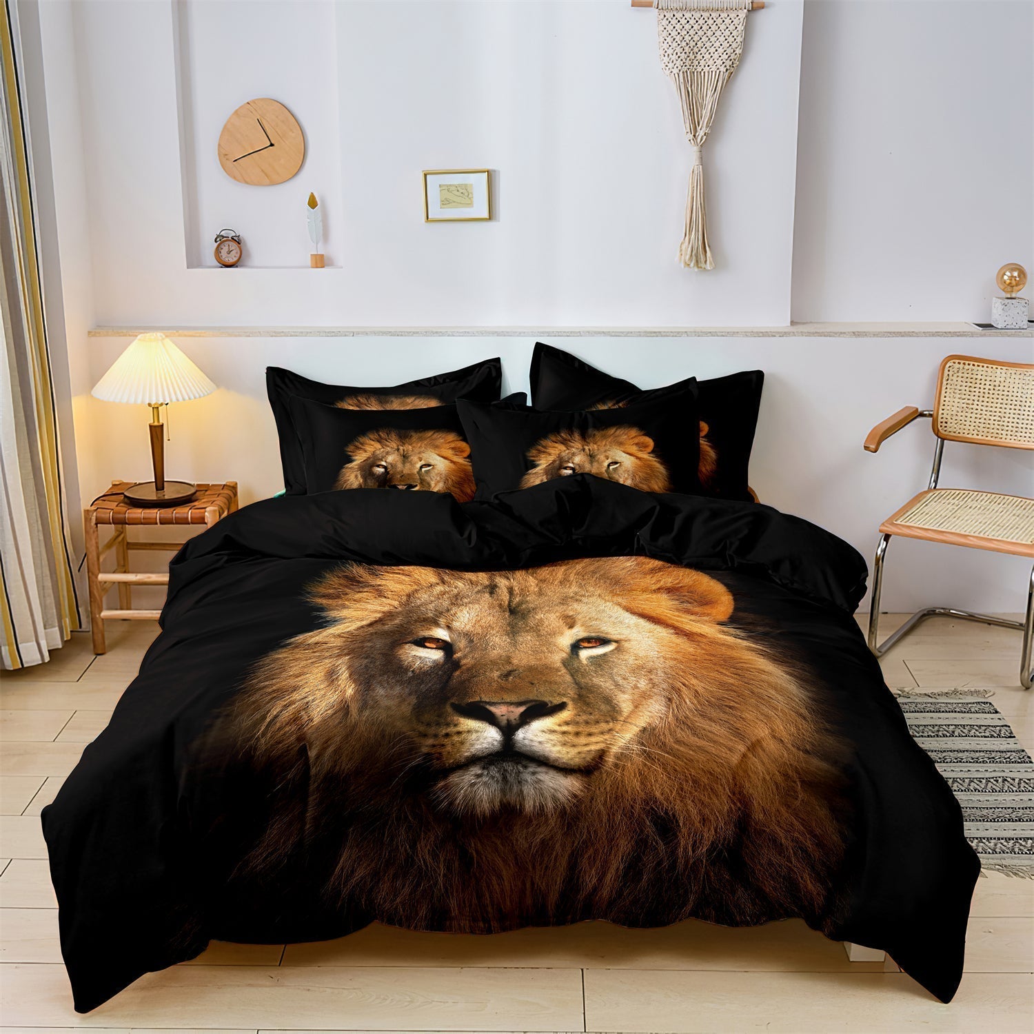 Safari Lion Print Bedding – African Wildness for Your Bedroom 
