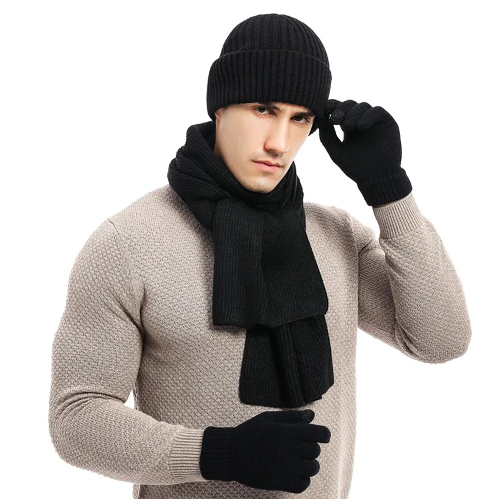 ArcticStyle – Trendy Winter Set with Hat and Mittens
