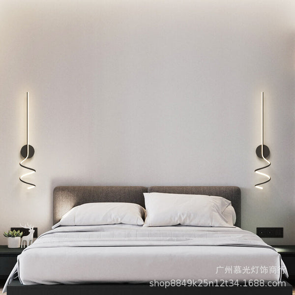 GlowWave – Stilren LED Bågvägglampa för Stämning