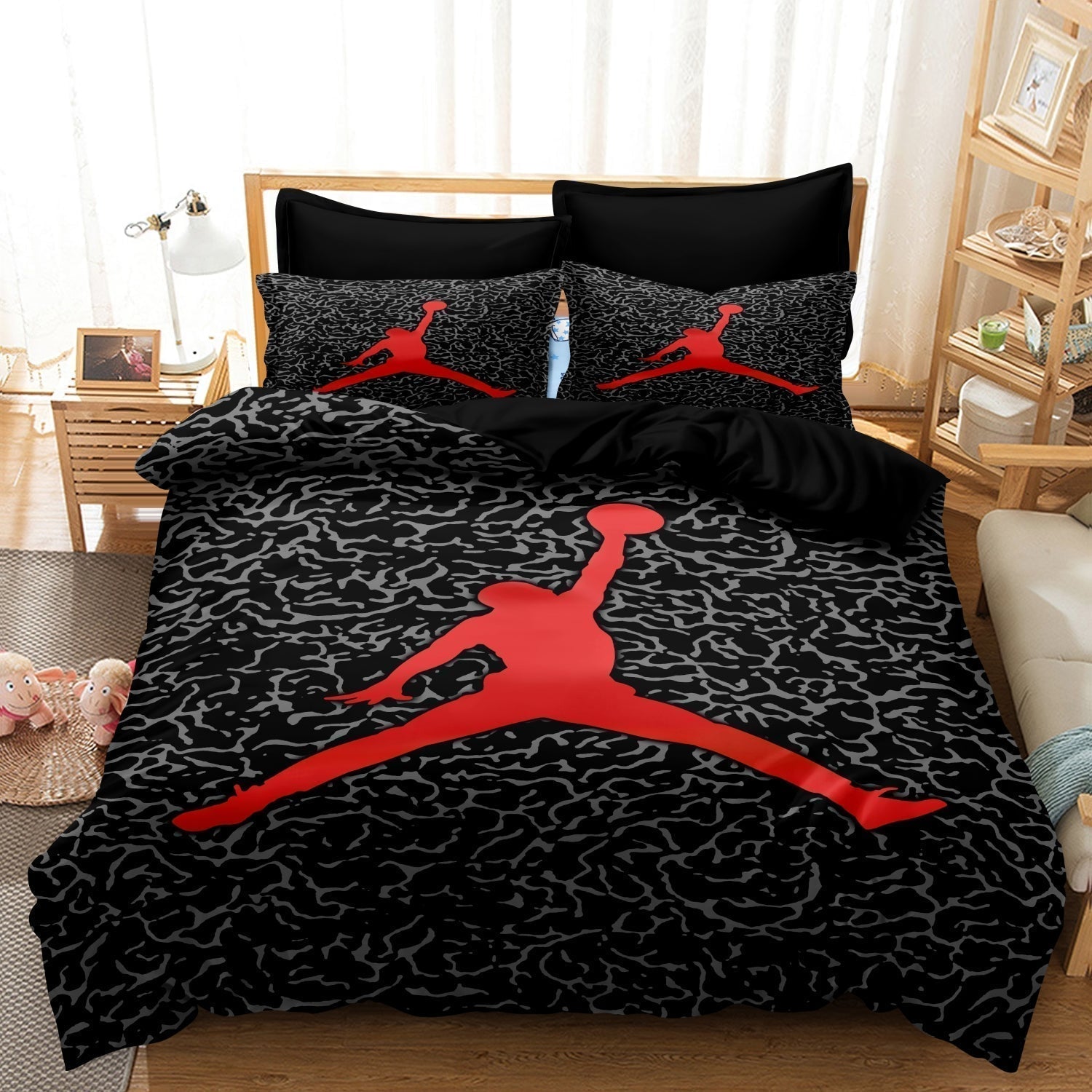 Sporty Basketball Bedding Set – Stylish Nightgown