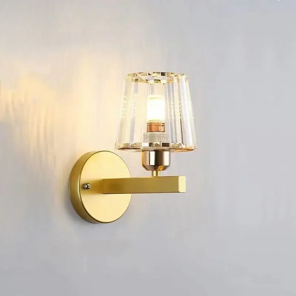 CrystalLuxe - Elegant Kristall LED Väggbelysning
