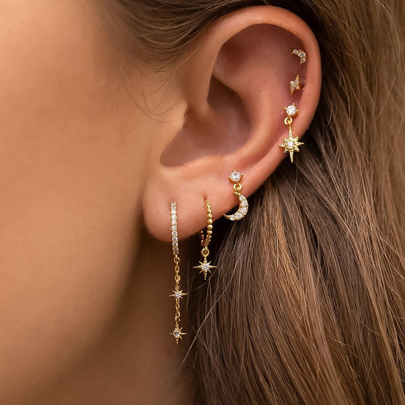 StarGlow Earrings - Magical Earrings with Star Design
