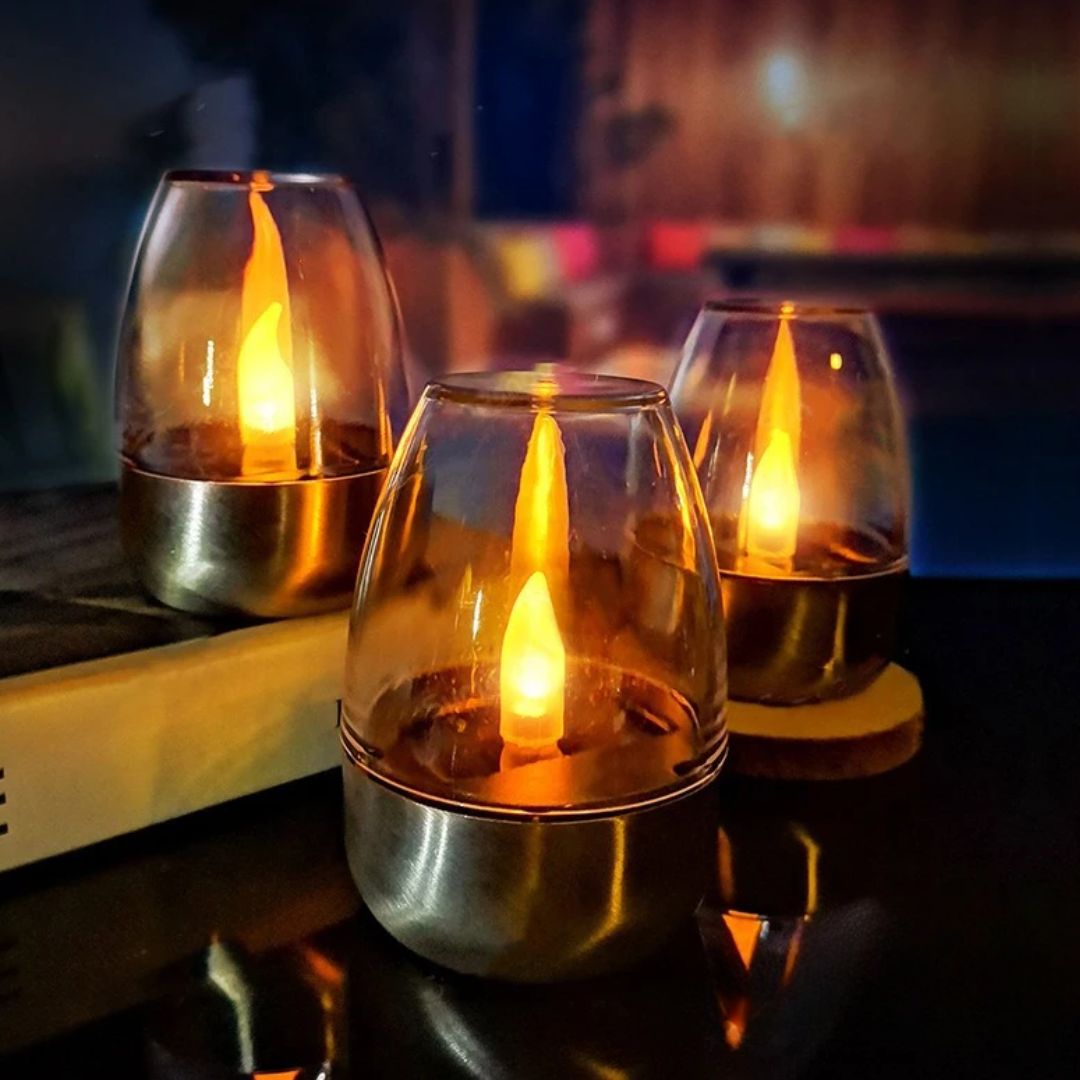 CandelaSoleil – Elegant Solar Lantern for Garden and Terrace