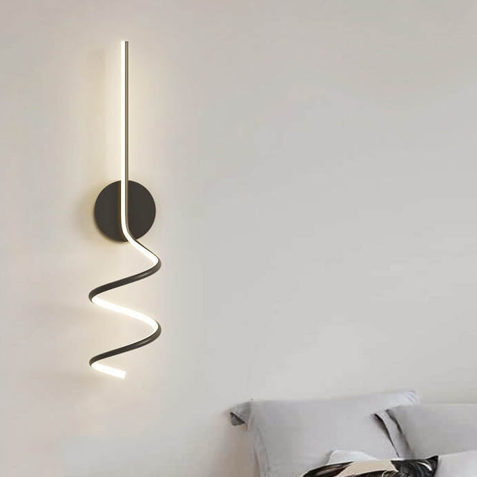 GlowWave – Stilren LED Bågvägglampa för Stämning