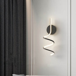 GlowWave – Stilren LED Bågvägglampa för Stämning
