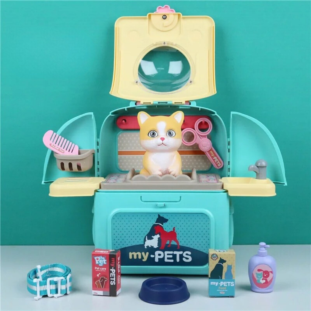 Pet Paradise - Portable Pet Grooming Set for Kids