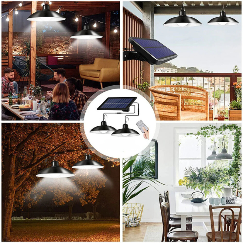 LumiFlex – Solar Ceiling Lamp for Garden and Interior