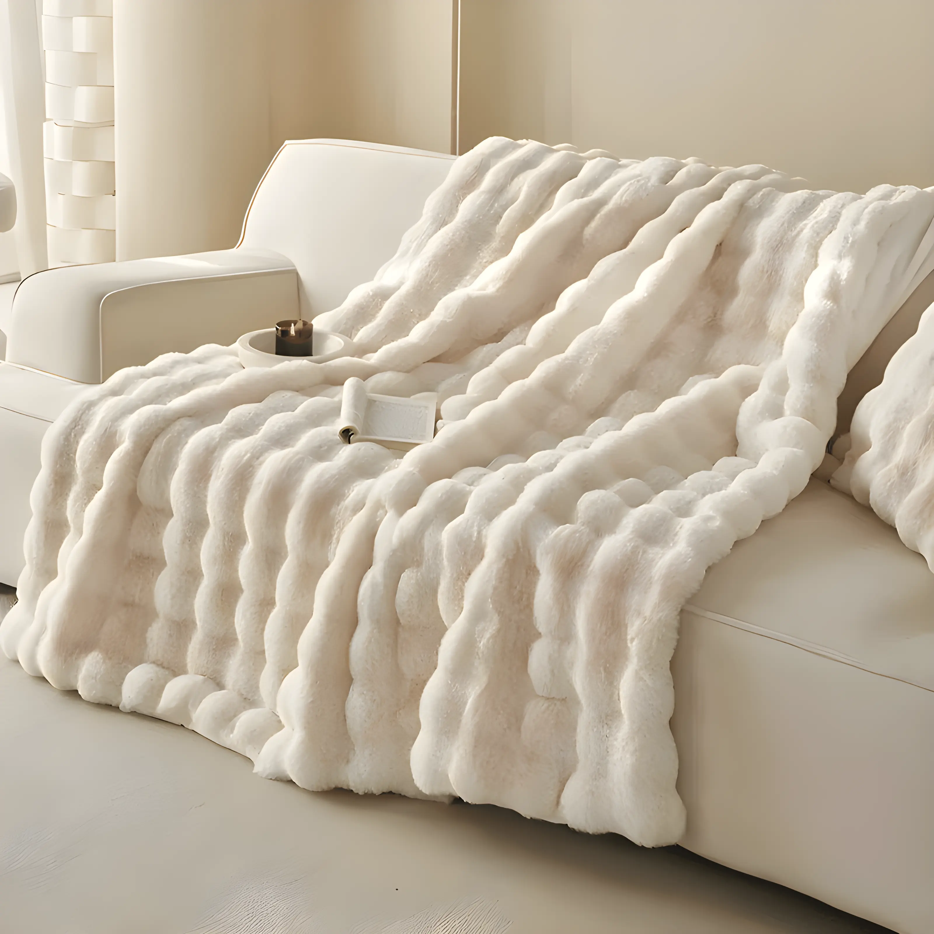 Luxurious Fluff Bubble - Blanket for Ultimate Comfort