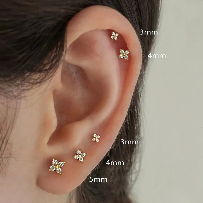 Sophie Stud Earrings – Elegant Flower Earrings
