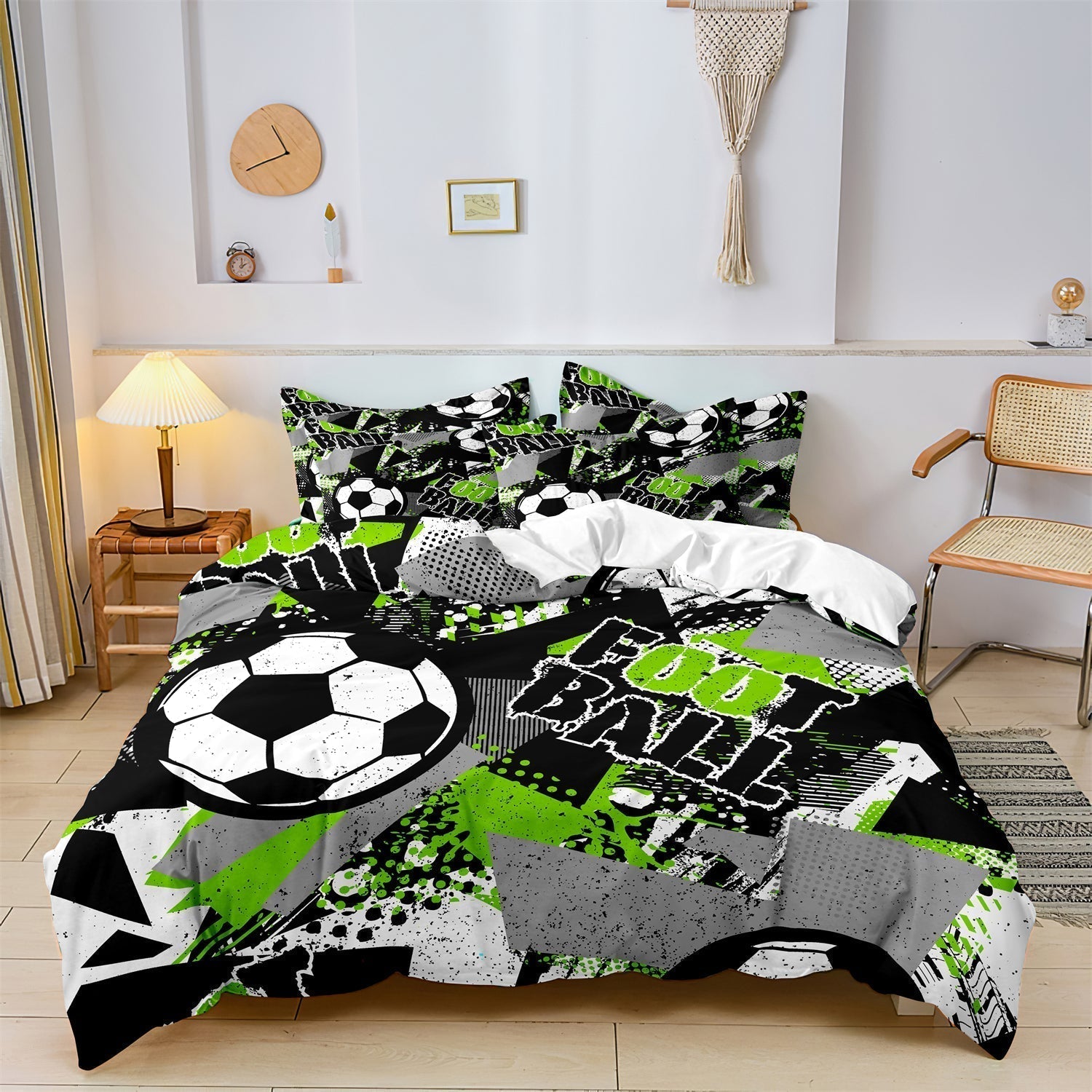 Football Adventure Children's Bed Set – Stylish &amp; Comfortable