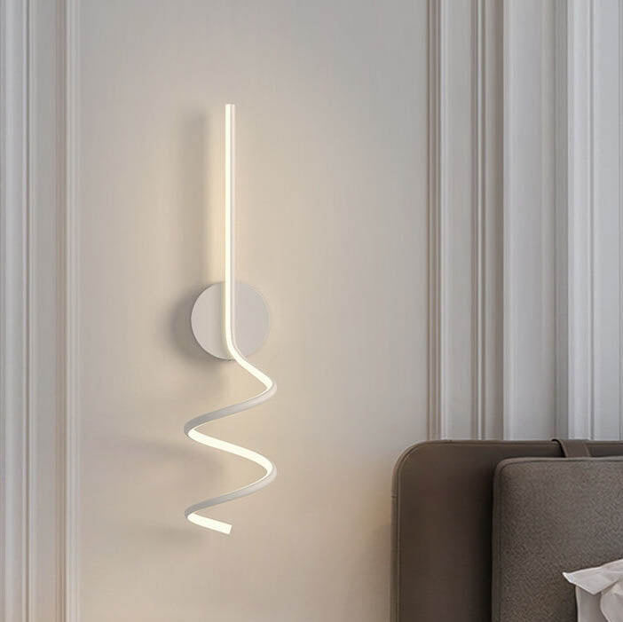 GlowWave – Stilren LED Bågvägglampa för Stämning