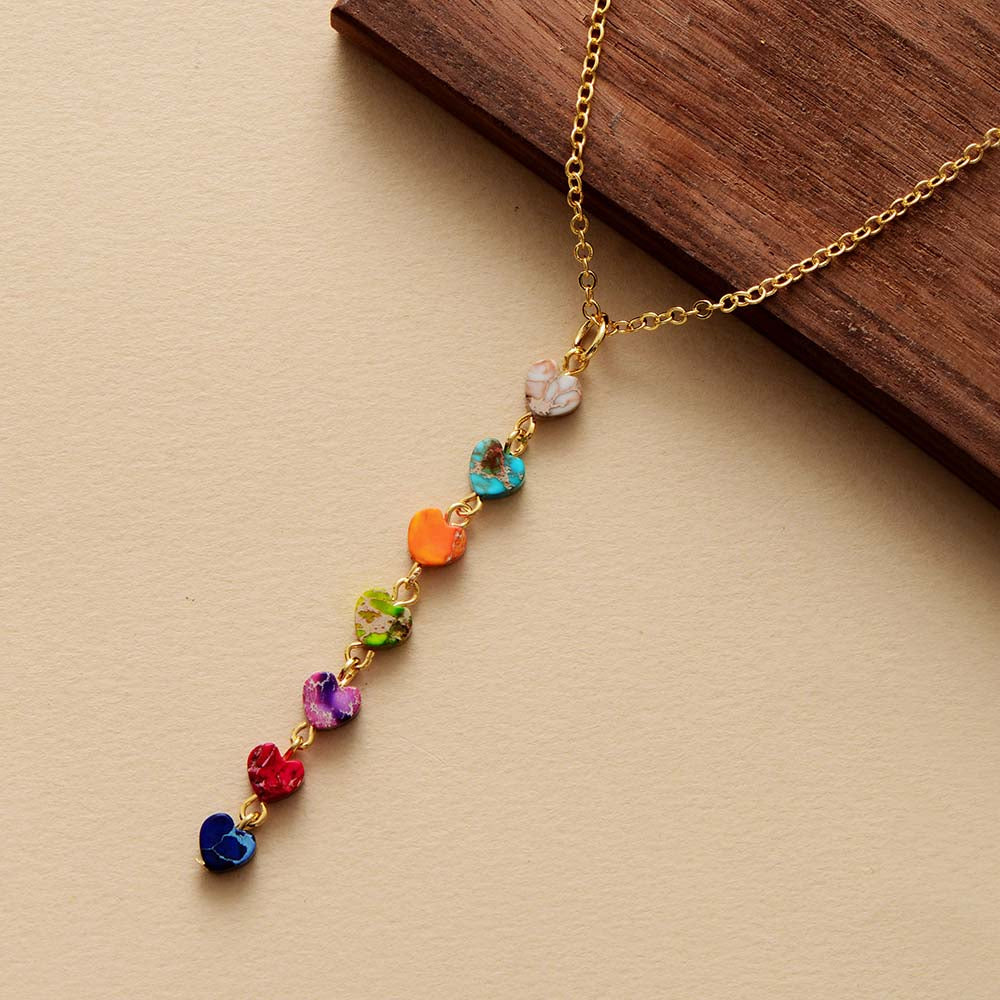 Astra Pendant Necklace - 7 Chakra Pendant for Balance