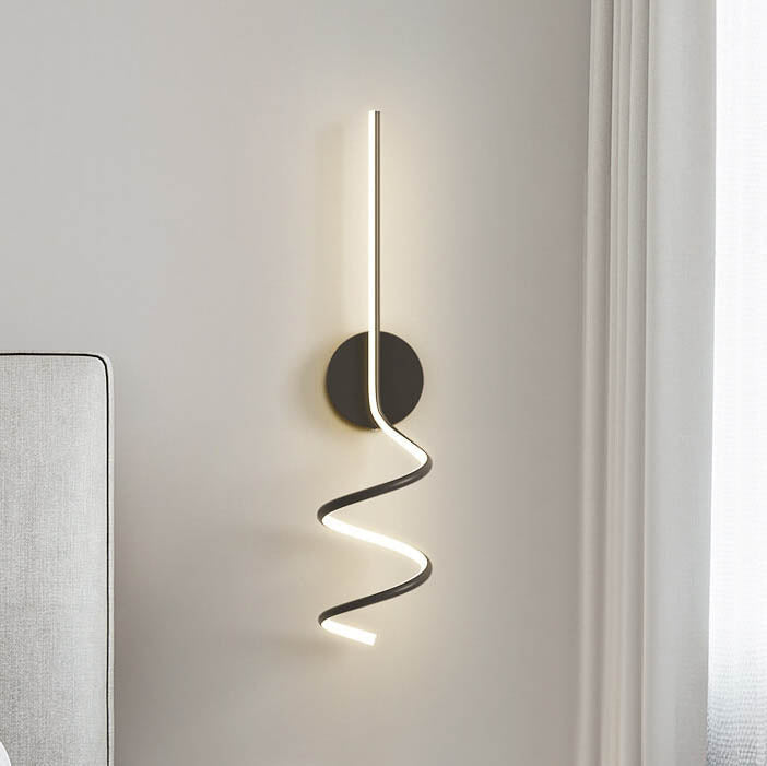 GlowWave – Stilren LED Bågvägglampa för Stämning