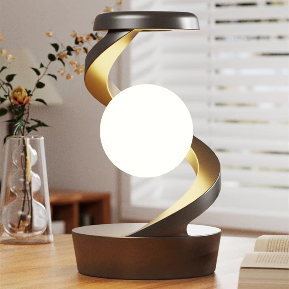 Futuristic FloatCharge - Lighting Wonder with Wireless Charger 