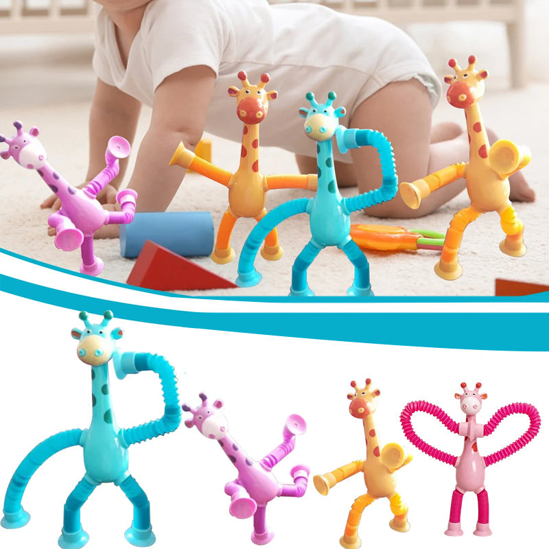 StretchGiraffe - Flexible Suction Cup Toy for Kids