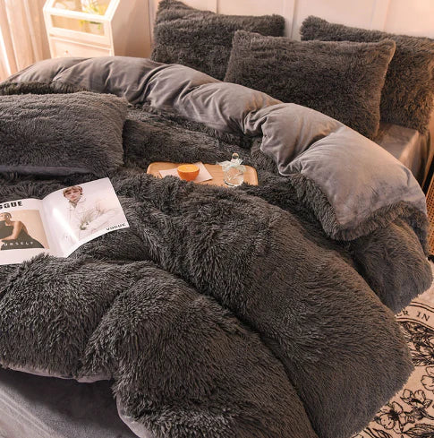 FluffCandy - Luxurious Long-Pile Duvet Cover for Winter Warmth